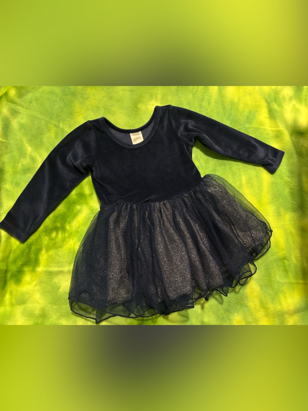 Bonds Black Velvet Tulle Dance Dress